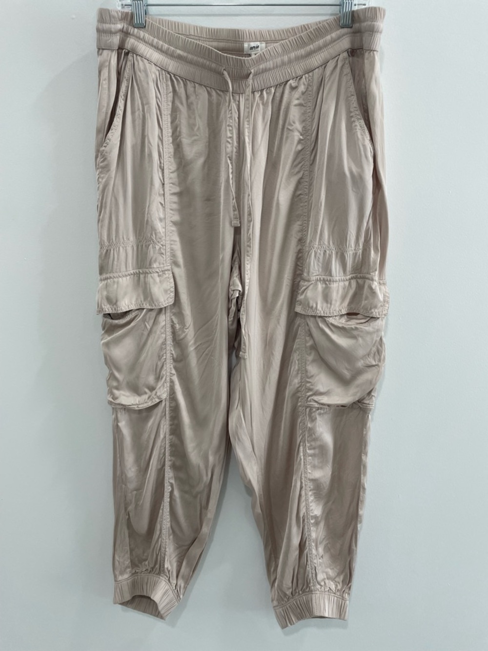 Aerie Light Taupe Cargo Jogger Pants